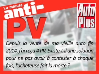 Voiture vendue, comment ne pas payer de PV indus ?
