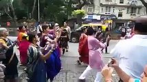 Aniruddha Bapu's Lord Ganesha Arrival Proccession-Lezim in Action 3