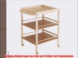 Geuther 74.4842/01 - Holz-Wickeltisch mit 2 Ablageb?den natur