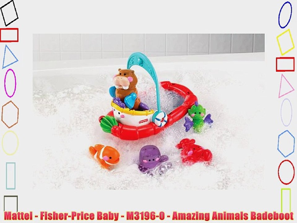 Mattel - Fisher-Price Baby - M3196-0 - Amazing Animals Badeboot
