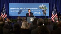 President Obama Speaks at a Business Leaders Forum in Tanzania