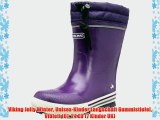 Viking Jolly Winter Unisex-Kinder Langschaft Gummistiefel Violett (6) 24 EU (7 Kinder UK)