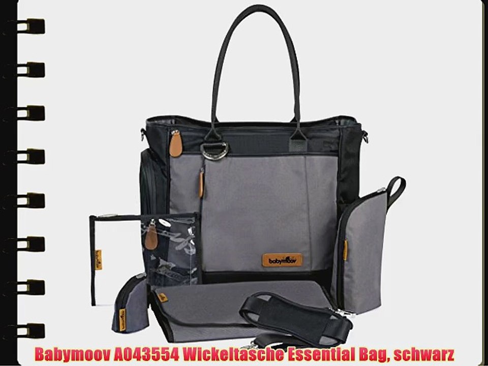 Babymoov A043554 Wickeltasche Essential Bag schwarz