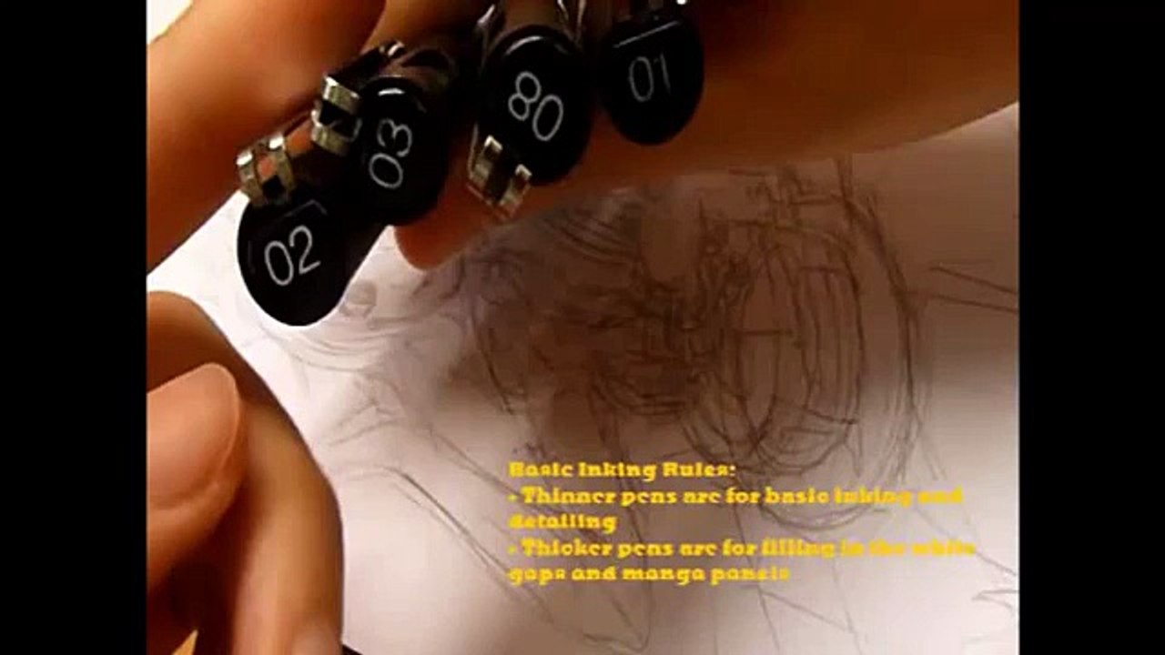 How to draw Manga: Inking