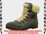 Rieker Kinder Rieker Teens M?dchen Warm gef?tterte Schneestiefel Grau (44) 37 EU (4 Kinder