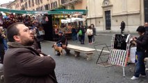 Godfather theme at Piazza Navona, Rome - Street Music