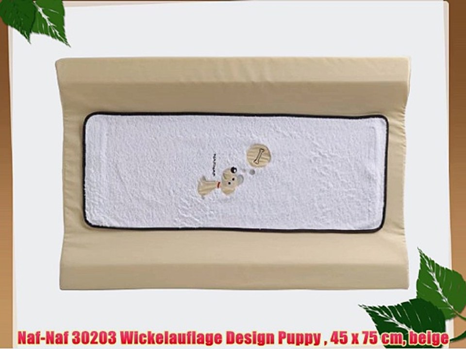 Naf-Naf 30203 Wickelauflage Design Puppy  45 x 75 cm beige