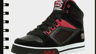 Skechers Yoke Jungen Sneakers Schwarz (BKRD) 36 EU (3 Kinder UK)