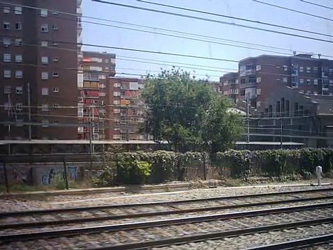 Trenes en Barcelona-Sants y Bellvitge antes del ave (2003)