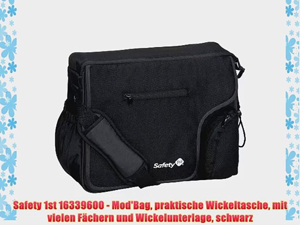 Safety 1st 16339600 - Mod'Bag praktische Wickeltasche mit vielen F?chern und Wickelunterlage