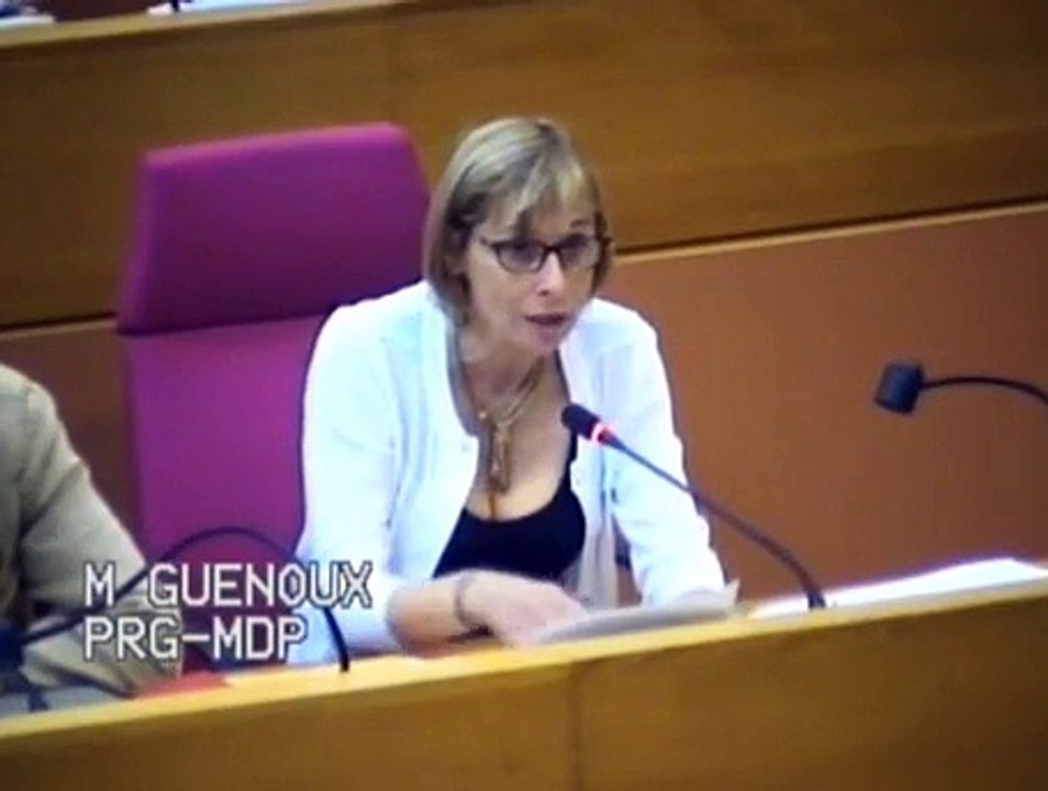 Conseil Régional 10.07.2015 Muriel Guenoux - Question orale