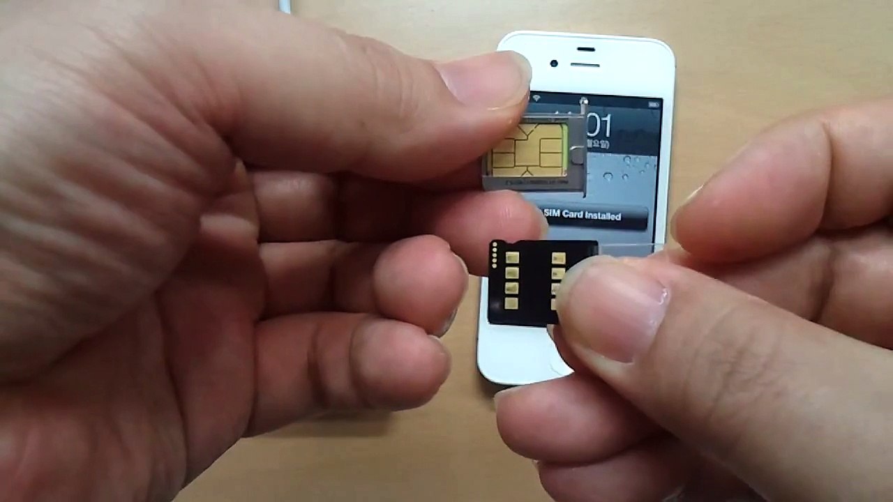 NFC-on-USIM for iPhone4/4S, just changing SIM card, by SK C&C