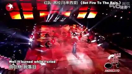 Asian Wave 20120912 : Shila Amzah - Set Fire To The Rain
