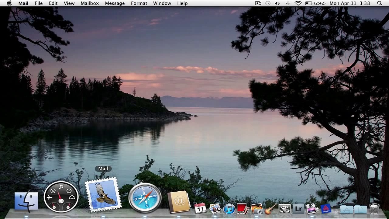 Apple Mac mail tutorial 1