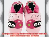 SmileBaby Premium Lauflernschuhe Krabbelschuhe Babyschuhe Rosa Marienk?fer 12 bis 18 Monate