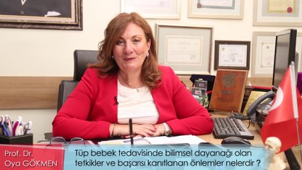 Prof. Dr. Oya Gökmen - Tüp bebek tedavisinde başarısı kanıtlanan önlemler nelerdir?