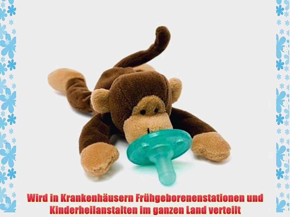 WubbaNub Pl?sch Neugeborenenschnuller - Affe
