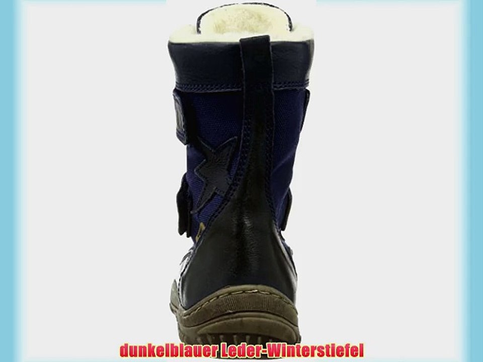 Bisgaard Stiefel mit Tex/Wolle Unisex-Kinder Warm gef?tterte Schneestiefel Blau (20 Blue) 34