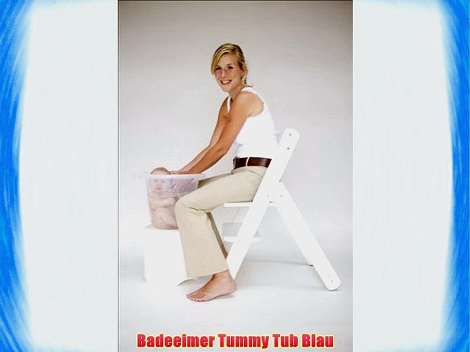 Badeeimer Tummy Tub Blau