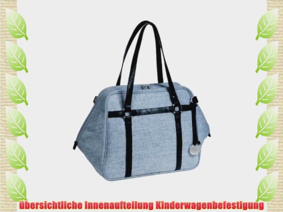 L?ssig LUB601 Wickeltasche Green Label Urban Bag black m?lange