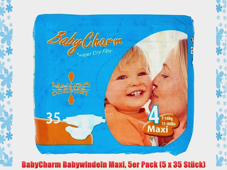 BabyCharm Babywindeln Maxi 5er Pack (5 x 35 St?ck)