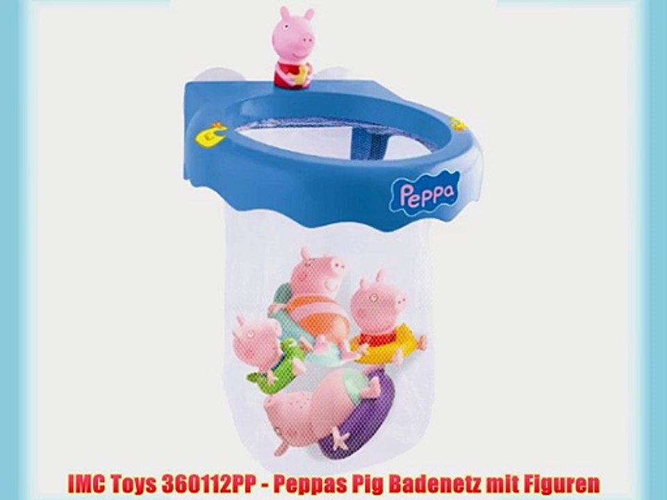 IMC Toys 360112PP - Peppas Pig Badenetz mit Figuren