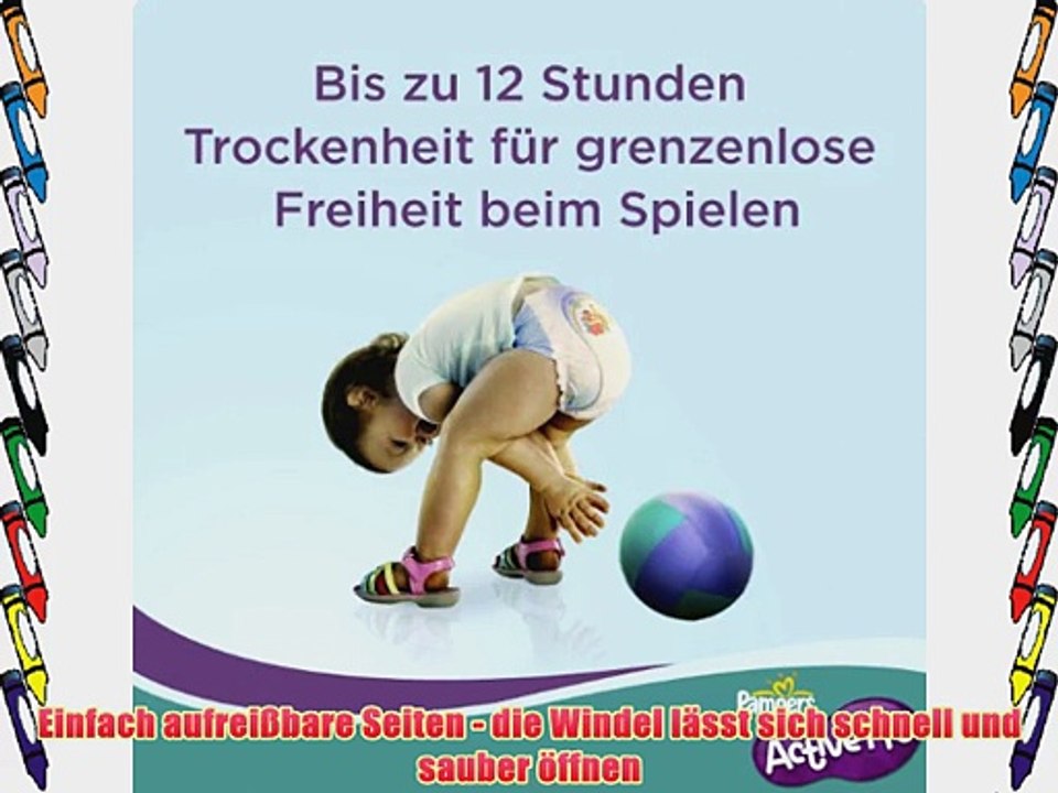 Pampers Active Fit Windeln Gr.5  Junior Plus 13-27kg Jumbo plus Pack 66 St?ck