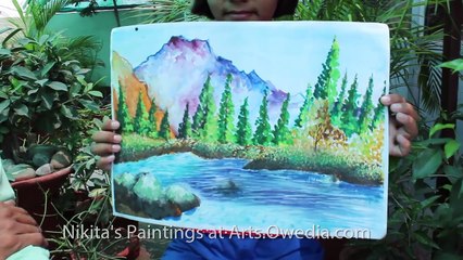 Nikita Watercolor Painting Interview S76 741-3