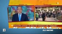 TV3 manipuladores, casi 3 horas censurando imágenes de la carga policial en Plz Cataluña