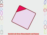 Gro?es 140x140cm Kapuzenbadetuch mit Namen pink-rosa selbst gestalten Kinderhandtuch Handtuch