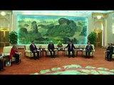 Former US President Bill Clinton meets President Xi Jinping during China visit