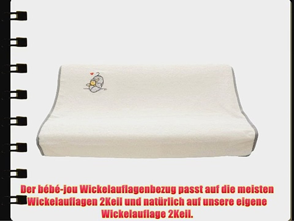 b?b?-jou 3014 - Wickelauflage Bezug 2-keil Humphreys Ecru