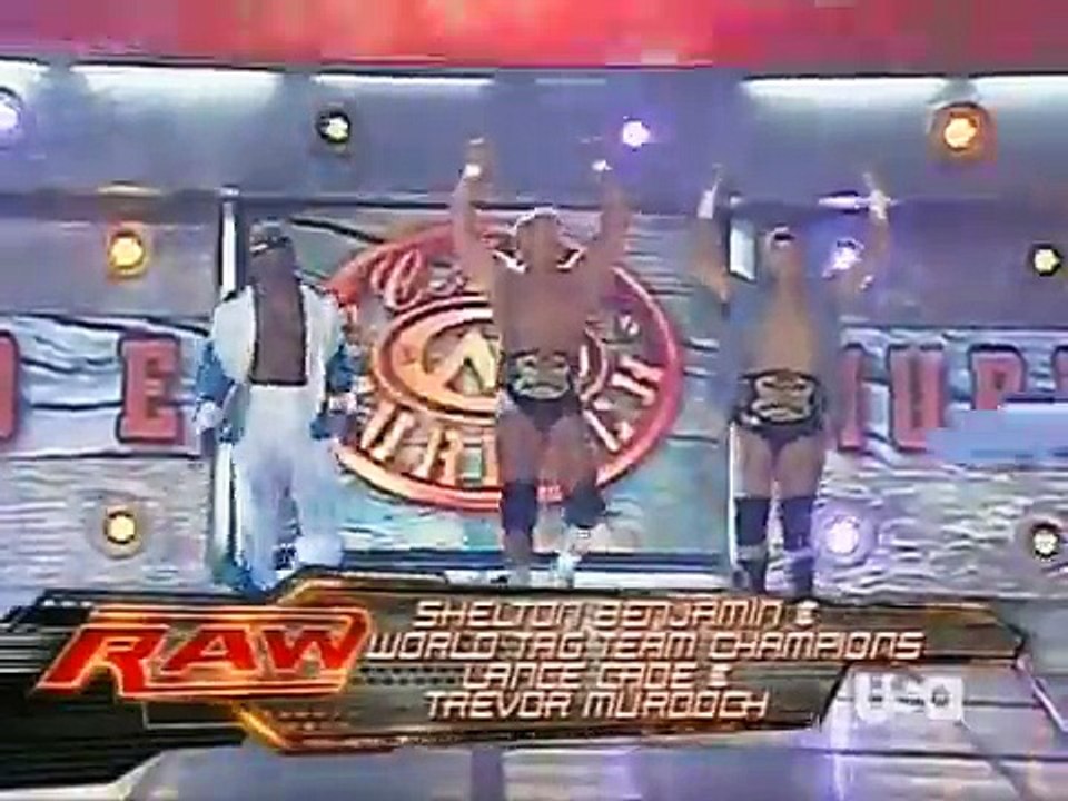 Jeff Hardy and Kendrick & London VS Benjamin, Cade & Murdock