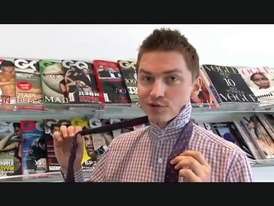 Как завязать галстук - видеоинструкция GQ