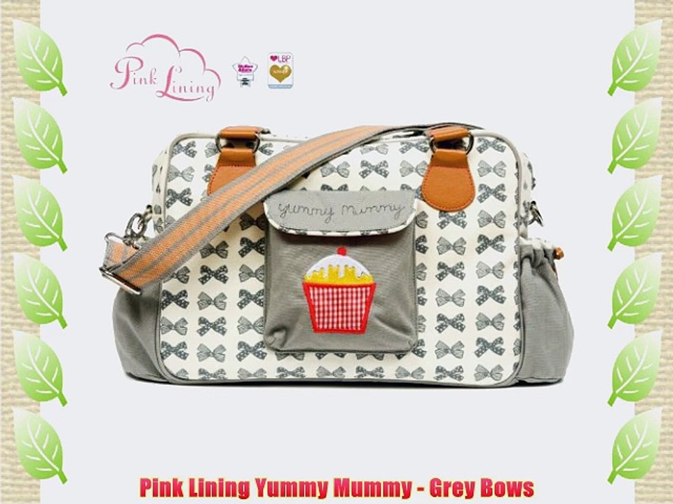 Pink Lining Yummy Mummy - Grey Bows