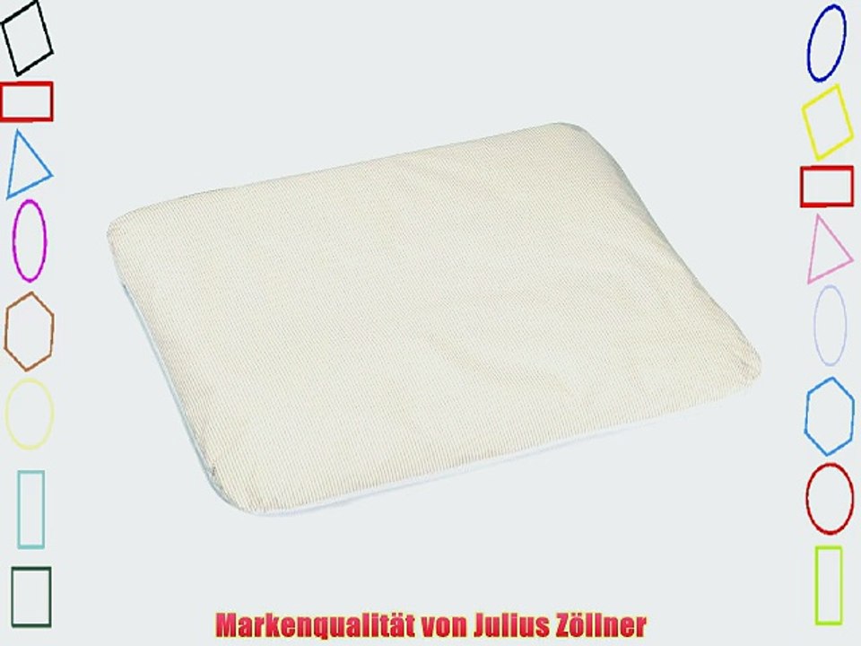 Julius Z?llner 2120120101 - Wickelkissen mit Flexi-Perls (EPS) Streifen ecru 75 x 85 cm