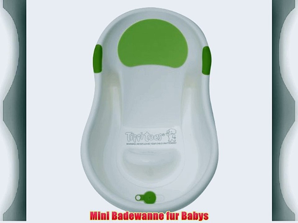 Tippitoes BM4 - Mini Bath Mini-Badewanne weiss/gr?n