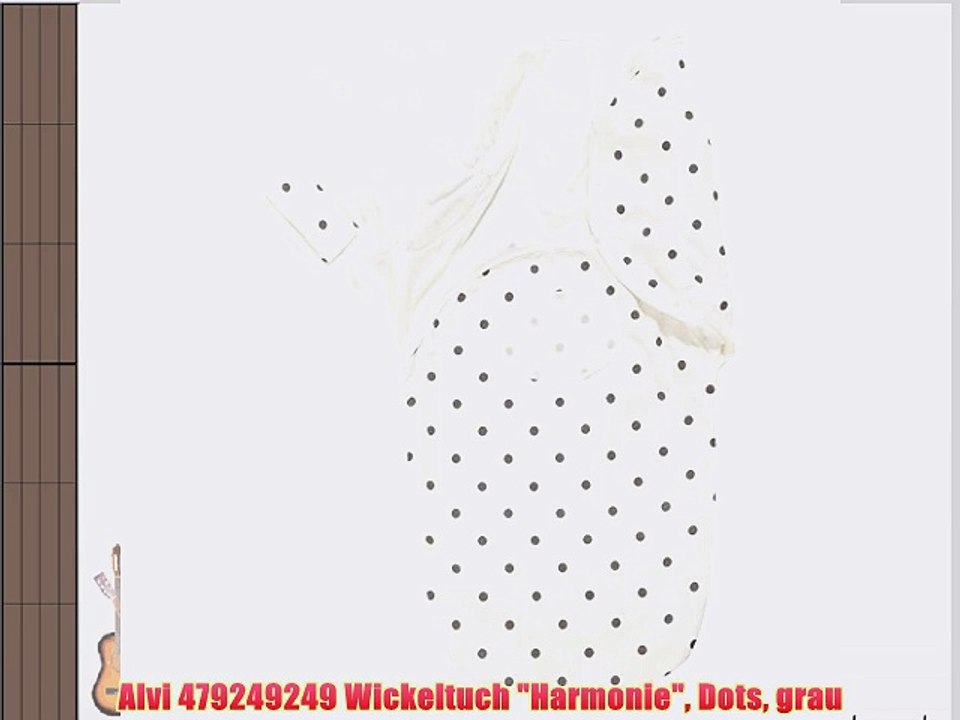 Alvi 479249249 Wickeltuch Harmonie Dots grau