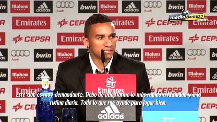 'Cumplo un sueño', dijo Danilo en su 'real' arribo