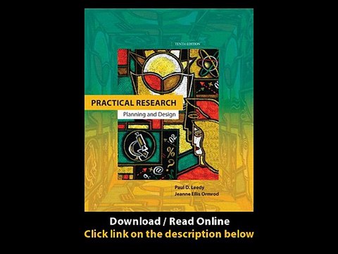 [Download PDF] Practical Research Planning and Design