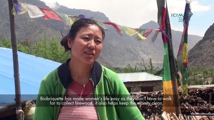Usage of biobriquette in trans-Himalayan region in Nepal