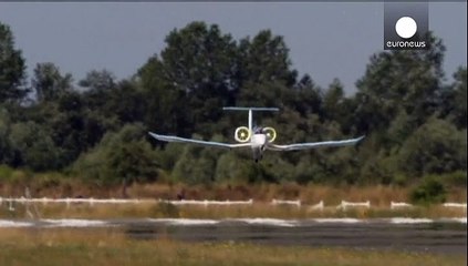 L'E-Fan, l'avion électrique, a réussi sa traversée de la Manche