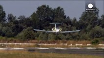 Elektrikle çalışan çift motorlu uçak ilk uçuşunu gerçekleştirdi