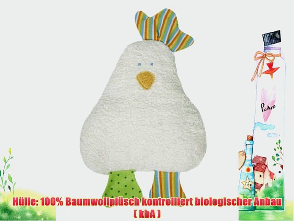 Efie Kirschkern-W?rmekissen Huhn Material aus kontrolliert biologischem Anbau 100% Made in