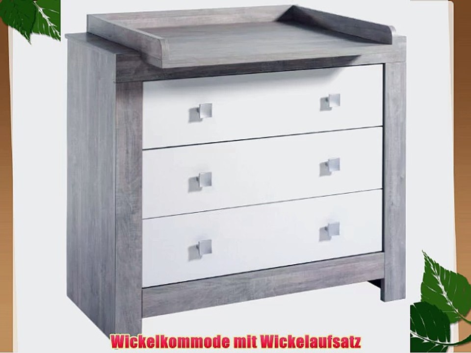 Schardt 05 790 22 00 Wickelkommode Nordic mit Wickelaufsatz Dekor driftwood/wei?