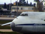 HAITI EARTHQUAKE - An-124 taxiing & take off from Brindisi Airport