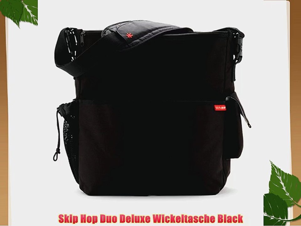 Skip Hop Duo Deluxe Wickeltasche Black