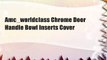 Amc_worldclass Chrome Door Handle Bowl Inserts Cover