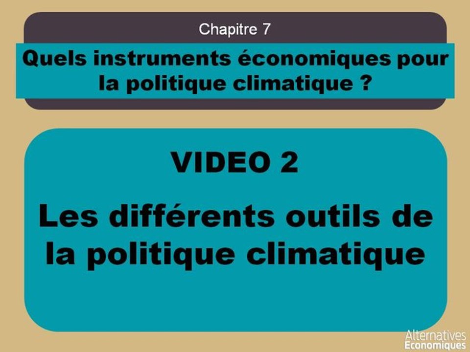 Term ancien chap 7 Les différents outils de la politique climatique (2)