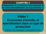 Term chap 3 Economies d'échelle, et spécialisation dans un type de production (1)
